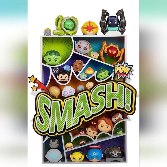 Marvel Tsum Tsum Comic Box Display and 13 Toy Figures new!! - Picture 11 of 11